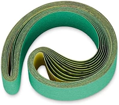 Cinturão de cerâmica de Fein para remoção de costuras de solda fina-80 Grit, 1-9/16 x 32-1/16 Dimensões, 10-Pack-63714131010