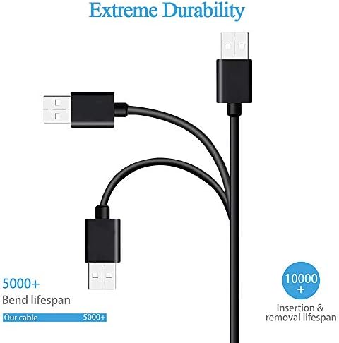 OLORT USB-30 PIN PIN POWER Adaptador Substituição do Samsung Galaxy Tab 2 10.1 ”/ 7.0”; TAB 10.1/ 8.9 ”/ 7,7”/ 7.0 ”Plus; Nota 10.1 ”com cabo de cabine de carregamento de 6,6 pés