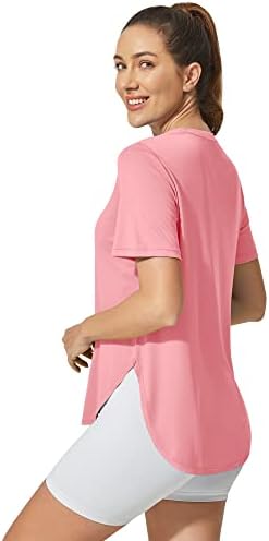 G4Free Sleeve Sleeve Tops Tops para mulheres atléticas de camisetas