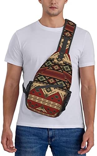 Mochila Sling de Sling, nativo americano de Zrexuo, mochila casual de mochila de mochila crostabody