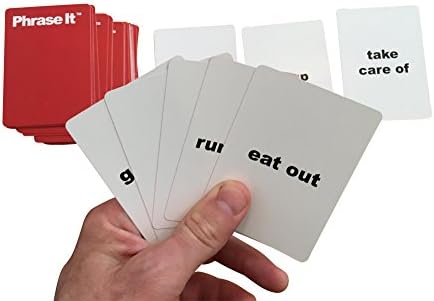 Phrase It Game de cartão de aprendizado de inglês para ensinar verbos frasais e atividades em sala de aula