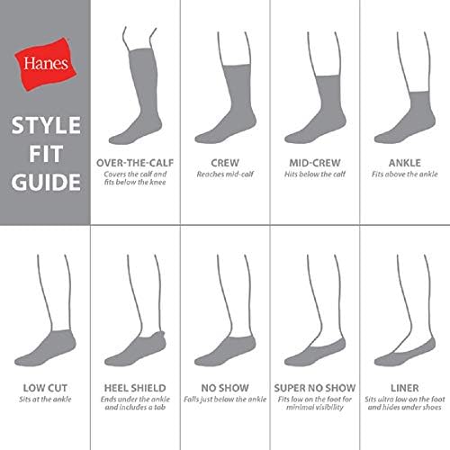 Hanes Men's Ankle Socks 7-Pack