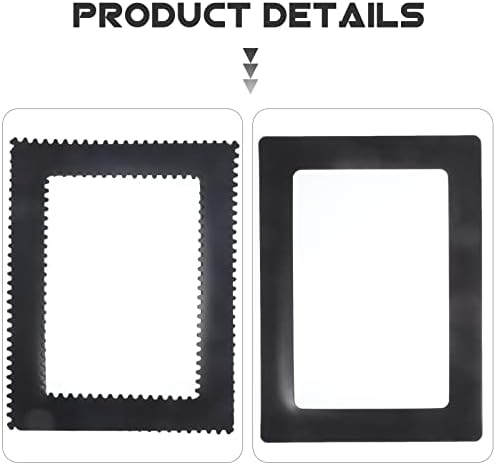 Fomiyes ímãs Fridge Black Picture Frames 10pcs Magnetic Photo Frame Magnetic Photge Frame Frame Frame para Refrigerador
