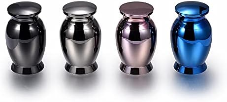Niviora zlxl720 1pcs cremação em aço inoxidável urna cinzas de estimação recipiente memorial jar bfbld