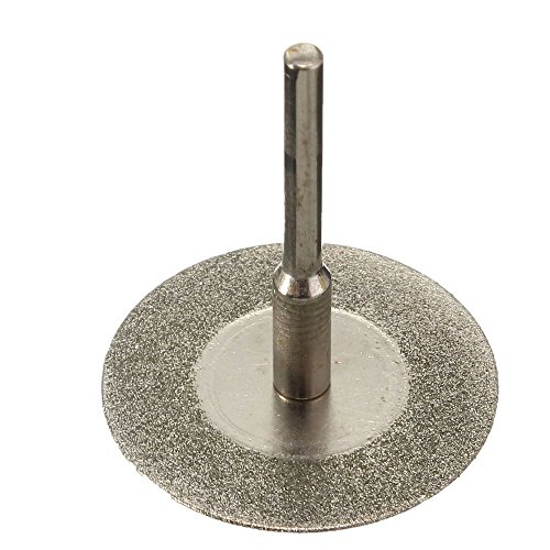 Diamond Cutting Wheel Cut Off Discos revestidos com ferramentas rotativas com mandril de 18 mm para Dremel por Yeezugo