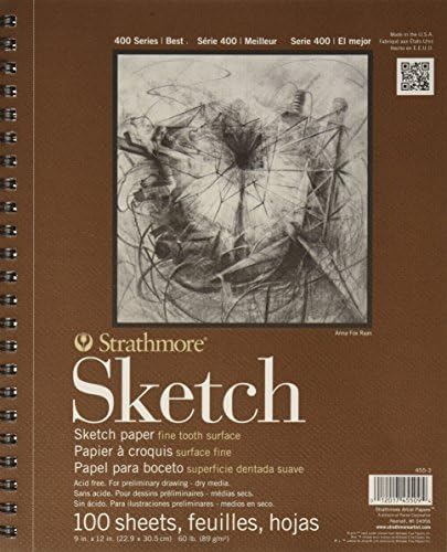 Strathmore Series 400 Sketch Pads 9 in. X 12 pol. - 2 pacote - 100 pgs cada