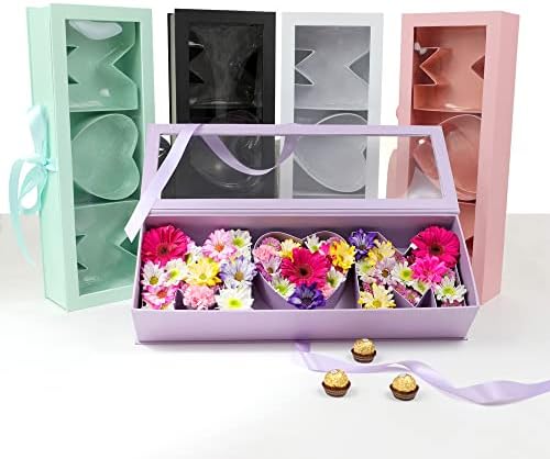 Unikpackaging “Mom” Flor Gift Letter Box em forma de preenchimento, com revestimento de plástico, para acordos de flor e presente