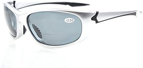 Olhos para os olhos TR90 Esportes inquebráveis ​​Óculos de sol bifocais Baseball Running Pishing Driving Golf Softball Caminhando