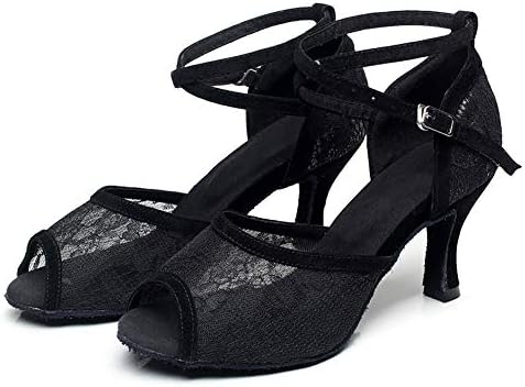 Sapatos de dança latina feminina de YKXLM, sapatos de dança de festas de casamento de salão de salão, modelo qjw1060