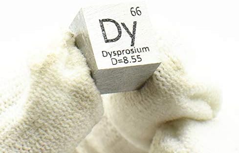 0,39 DysProsium dy 99,9% Cubo de cubo de 10mm de 10mm Cubo de coleta de elementos Hunter de mesa periódica e mais