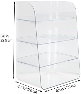 Organizador de maquiagem de caixa de armazenamento cosméticos de holibanna para pincéis maquiagem de maquiagem mesa de maquiagem de maquiagem de maquiagem de maquiagem de maquiagem Organizador de pincel de maquiagem racks racks de exibição de banheiro perfume Organizador de banheiros