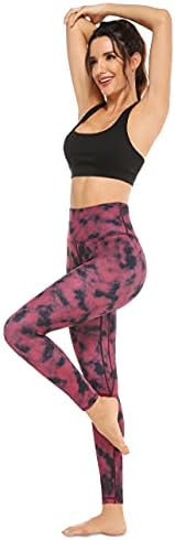 Votas de ioga Votas de ioga para mulheres de alta cintura Controle de barriga spandex Exercício de leggings atléticos com bolsos