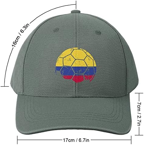 Capinho de beisebol de bandeira colombiana Capinho de beisebol de bandolos -hapsaer para homens para homens Mulheres