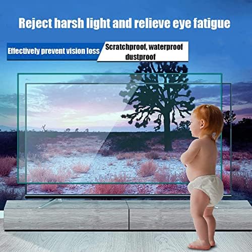 Ansnal Blue Light Screen Protector Matte Anti Glare Filtion Filtro anti-arranhão/anticangingprint para LCD, LED, Exibições
