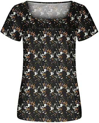 Manga curta 2023 algodão V GRAPHIC FLORAL GRAPHIC FILL FIL FIT BLOUSH CAMPAR