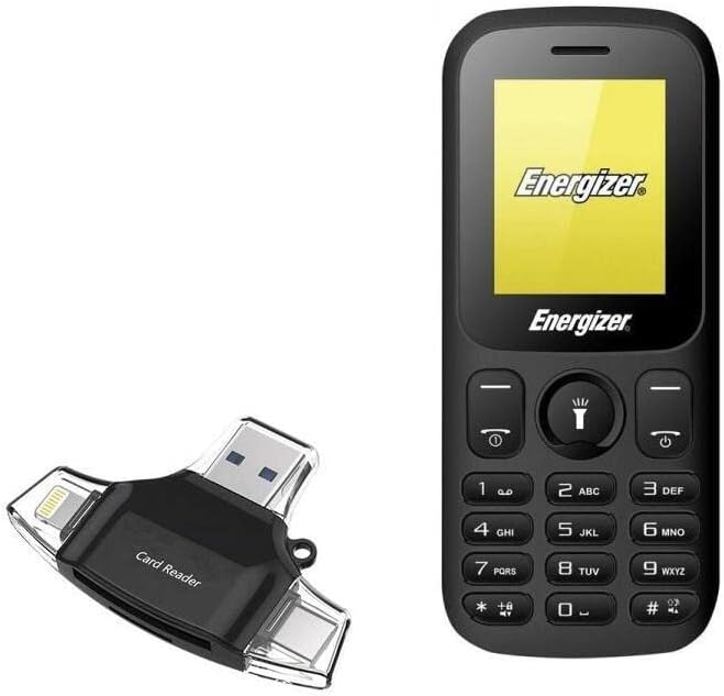 BOXWAVE SMART GADGET Compatível com Energizer Energy E10 - AllReader SD Card Reader, MicroSD Card Reader SD Compact USB para