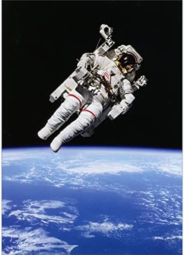 Avanti Press Astronaut Floating in Space America Coleção Card humorística / engraçada