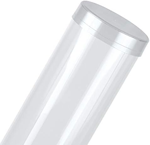 Capas de plástico transparente - Campa transparente de plástico esclarecida [PCC] - Para Cleartec 1-7/8 Tubos MOCAP PCC1.875