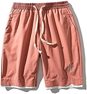 Ymosrh shorts masculinos de verão de cor solada solta shorts casuais confortáveis ​​calças de praia