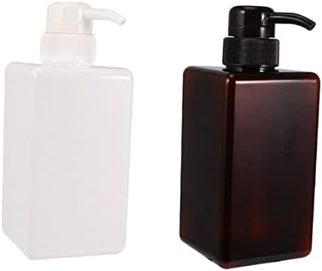 Esquema 2pcs loção garrafa de lavagem manual dispensador de viagem garrafa de bomba de recipiente de loção transparente recipientes