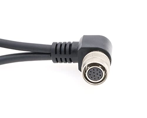 ZBLZGP Câmera Industrial Power SDI Video Cable Feminino Hirose 12 pinos para BNC DC Jack para a Sony