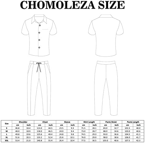 Chomoleza Men's 2 Pices Camise