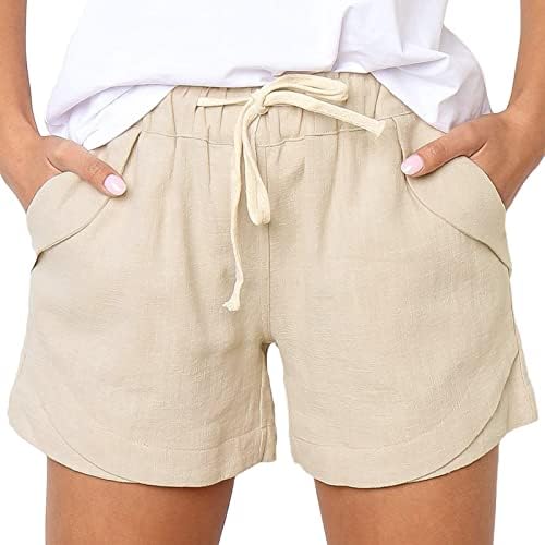 ZSDVBZS shorts de cordão casual feminino