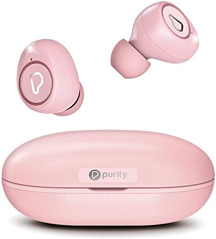 Pureza verdadeira fones de ouvido sem fio com som imersivo, fones de ouvido Bluetooth 5.0 In-eb para a orelha com chamadas estéreo