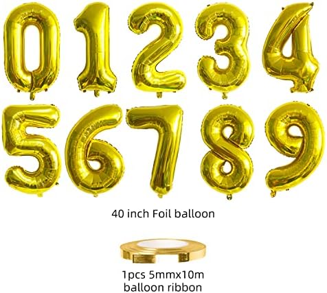 Eshilp 40 polegadas Número de balão Balão Número de balão 26 Balão gigante Jumbo Número 26 Balão para a 26ª festa