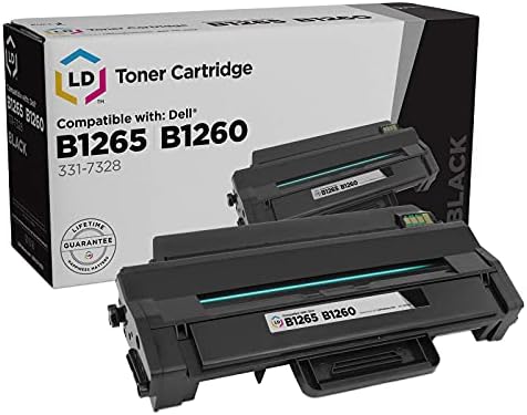 Toner compatível com LD para substituir o cartucho de toner preto Dell 331-7328 para o seu Dell B1260DN & B1265DNF Laser Printer