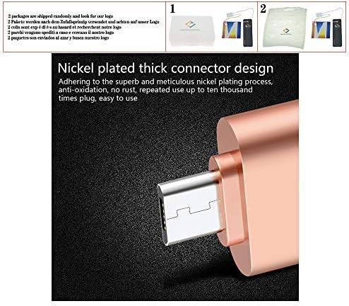Micro USB OTG Cable Adapter 2.0 Converter para o Android de telefone celular para Samsung USB Tablet PC para flash aciona mouse otg hub, ouro