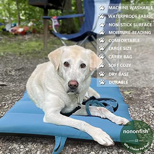 Camas de cachorro ao ar livre para cães grandes impermeabilizados - cama de cachorro portátil para acampar, caminhadas, chalé