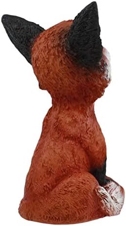 Presentes e decoração EBROS Sinistros Pets Collector Teehee Screting Sly Fox Fatueta 4,25 H Red Fox estatueta