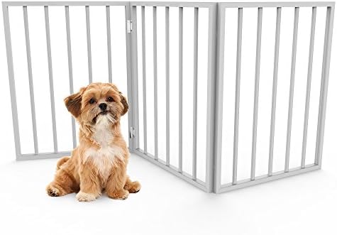 Portão de estimação - portão de cães para portas, escadas ou casa - independente, dobramento, estilo acordeão, cerca
