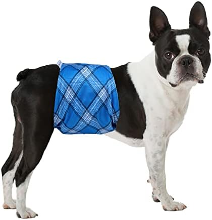Bandas de barriga de cachorro macio de estimação - fraldas de cachorro laváveis ​​para cães para cães masculinos,