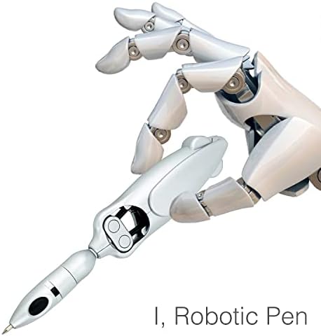 Tomzegna Transformers Pen transformando o robô de caneta esferográfica robótica 2007 Silver Cool