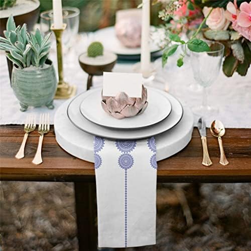 FSYSM BOHEMian Style Mandala padrão guardanapos de pano de pano mesa de casamento pano pano de cozinha macia jantar