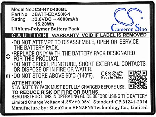 Bateria de substituição de 4000mAh de Cameron Sino para Honeywell Eda50, EDA50HC, Scanpal Eda40, Scanpal Eda50k, Scanpal Eda51, Scanpal Eda70, Scanpal Eda71