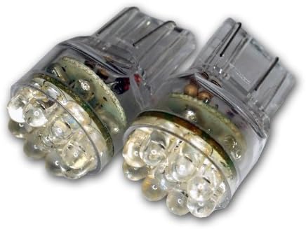 TuningPros LEDRS-T20-Y15 Bolsas de lâmpadas LED LED T20, 15 LED amarelo 2-PC Conjunto
