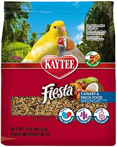 Kaytee Fiesta Canary e Finch Food, Bolsa de 2 libras