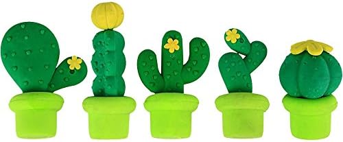 【LE Studio】 Caixa do tipo Cactus Caixa 5 peças A borracha [verde]