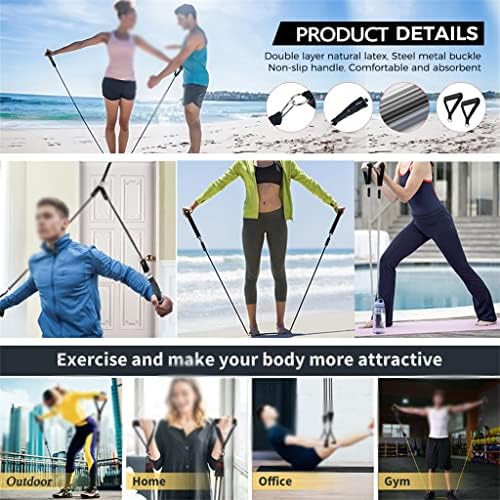 Bandas de resistência CXDTBH Conjunto de exercícios de fitness ginástica ginástica puxar cor cora ioga lATEX Tube Sports Bands Equipamento