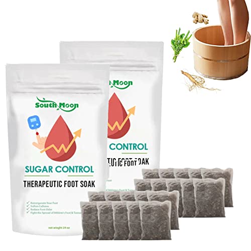 20pcs Cura a eliminação de açúcar para o pé terapêutico de pé, saco de imersão terapêutica de controle de açúcar, bolsa de imersão terapêutica natural, segura e fácil de usar