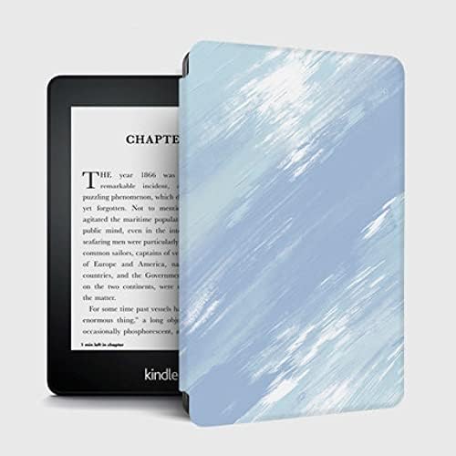 Case Slimshell para o novo Kindle - Capa protetora de couro PU leve PU com sono/acordado automático, azul