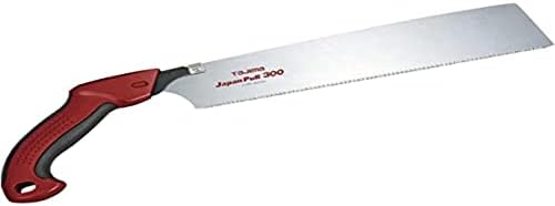 Tajima JPR300A Pull Japanese serra para cortes de madeira rápidos precisos, preto/prata, 300mm
