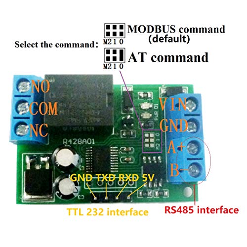 2 em 1 rs485 e rs232 at & modbus rtU retransmition switch placa pc usb com uart porta serial 1 canal 12vdc módulo