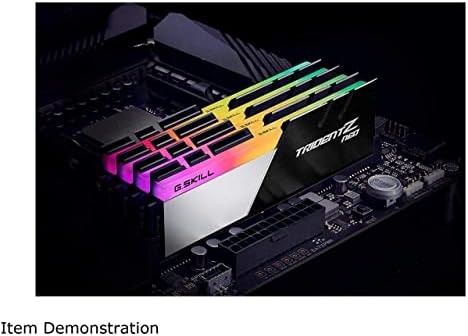 G.Skill Trident Z Neo Series 128GB 288 pinos SDRAM PC4-28800 DDR4 3600 CL18-22-22-42 1.35V Quad Channel Memory Model F4-3600C18Q-128GTZN