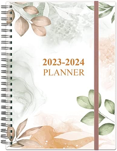 2023-2024 Planejador - A5 Planejador de listas de A5, Weekly & Monthly Planner & Journal para rastrear metas, julho de 2023 - junho