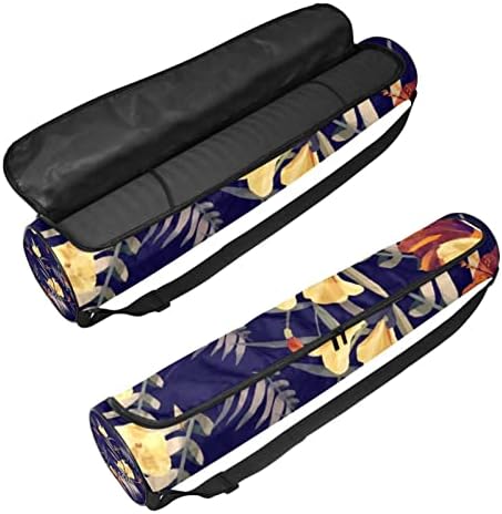 Llnsupply Yoga Mat Bag, Bolsa de ginástica de ioga com oxford durável - zíperes duplos, grande abertura em forma de