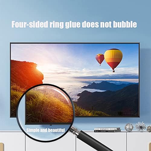 Protetor de tela leve anti -azul para TV de 75-85 polegadas - filtro de tela ultra -clara anti -brilho com pano de lenço de lenços - aliviar a linhagem ocular, para LCD, LED, OLED e QLED 4K HDTV / A / 77INCH 1722X993MM